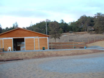 Barn and arena