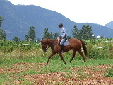 Titan ridden by instructor
